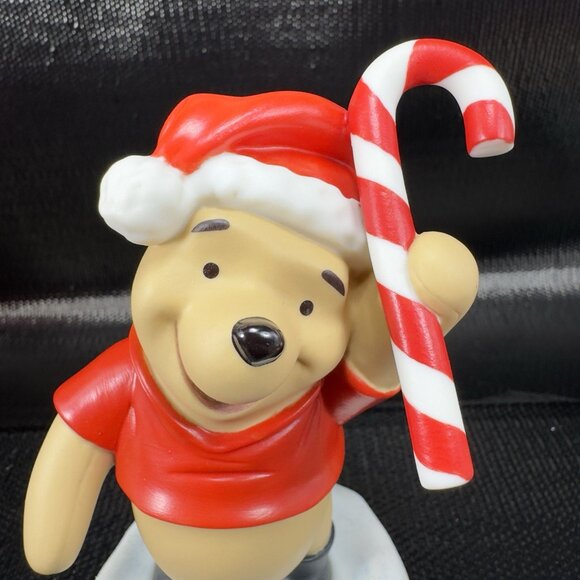 Disney Pooh Friends Figurine Wishing You the Sweetest Holiday Ever Figure VTG - Picture 3 of 11